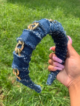 Load image into Gallery viewer, Wide Jean Chainlink Headband
